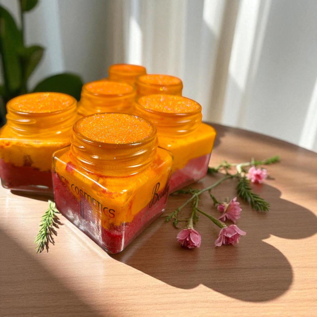 Electric Pink & Orange Bodyscrub