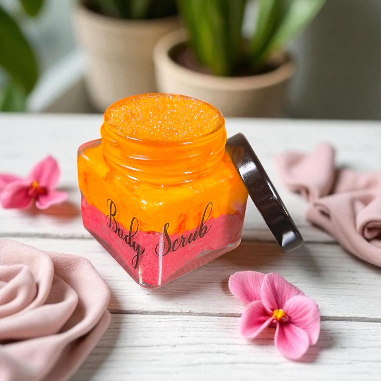 Electric Pink & Orange Bodyscrub